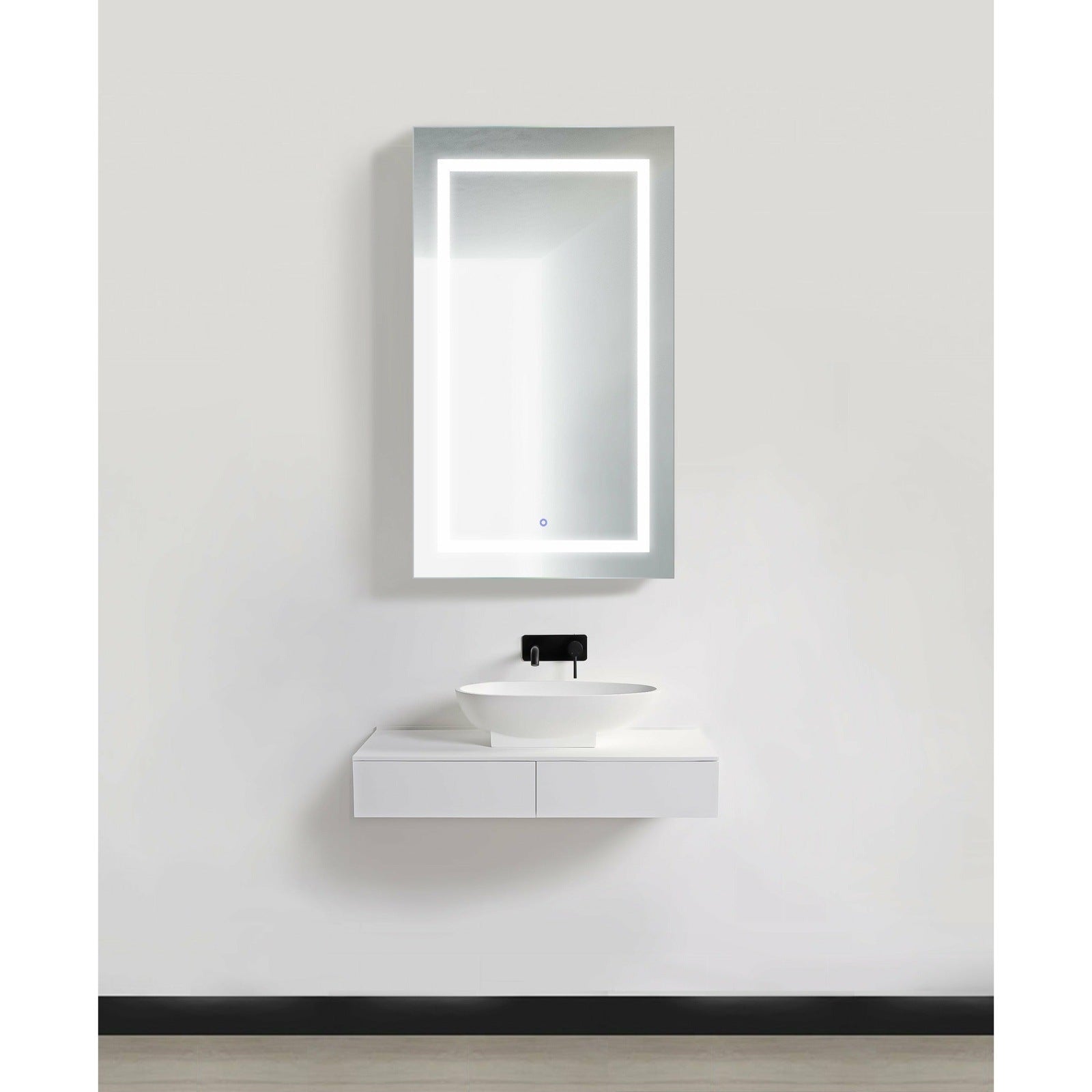 Krugg Svange 2442L 24″ X 42″ LED Medicine Cabinet with Dimmer & Defogger SVANGE2442L - Backyard Provider