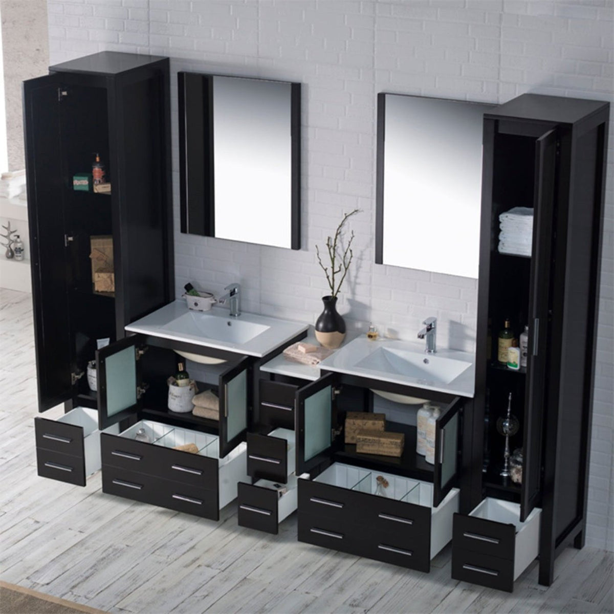 Blossom Sydney 102 Inch Bathroom Vanity - V8001 102 01 - Backyard Provider