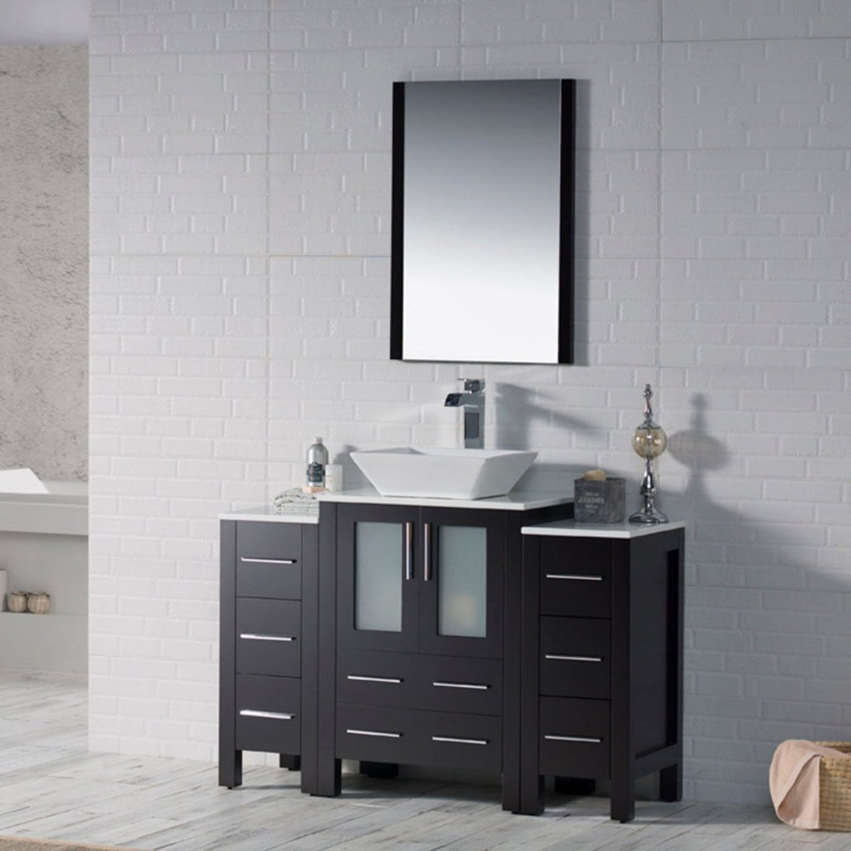 Blossom Sydney 48 Inch Bathroom Vanity with Side Cabinet - V8001 48S 01 - Backyard Provider