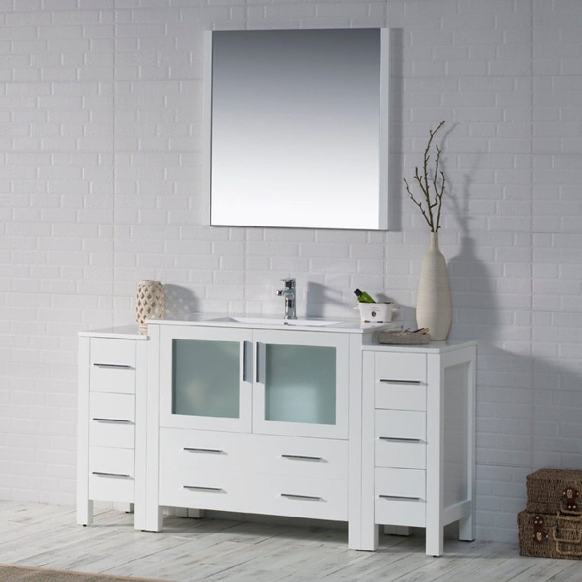 Blossom Sydney 60 Inch Bathroom Vanity with Side Cabinet - V8001 60S 01 - Backyard Provider