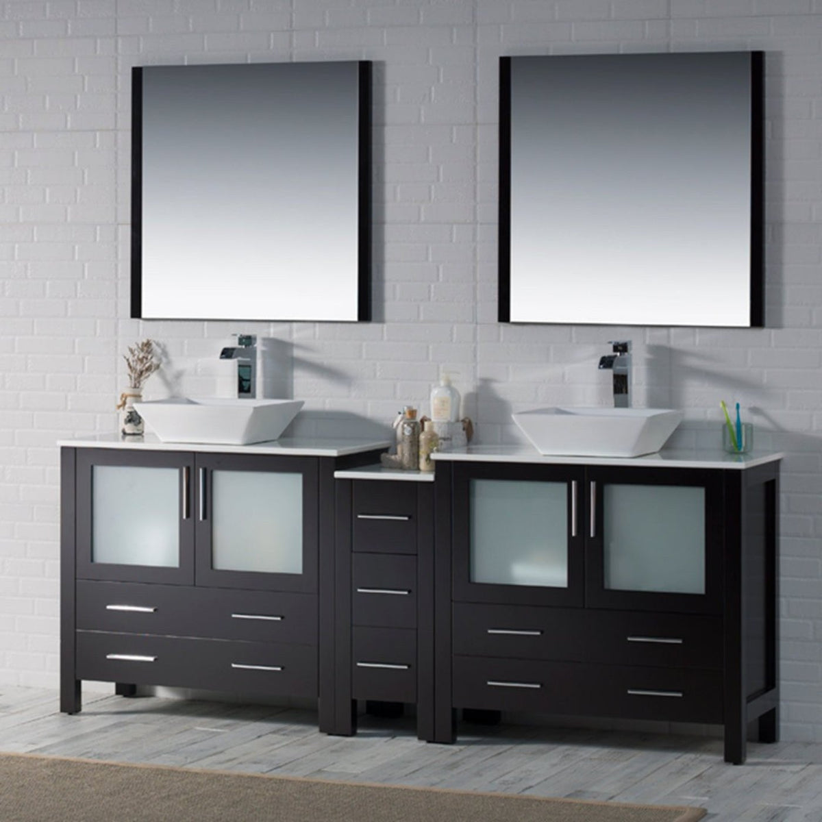 Blossom Sydney 84 Inch Bathroom Vanity - V8001 84 01 - Backyard Provider