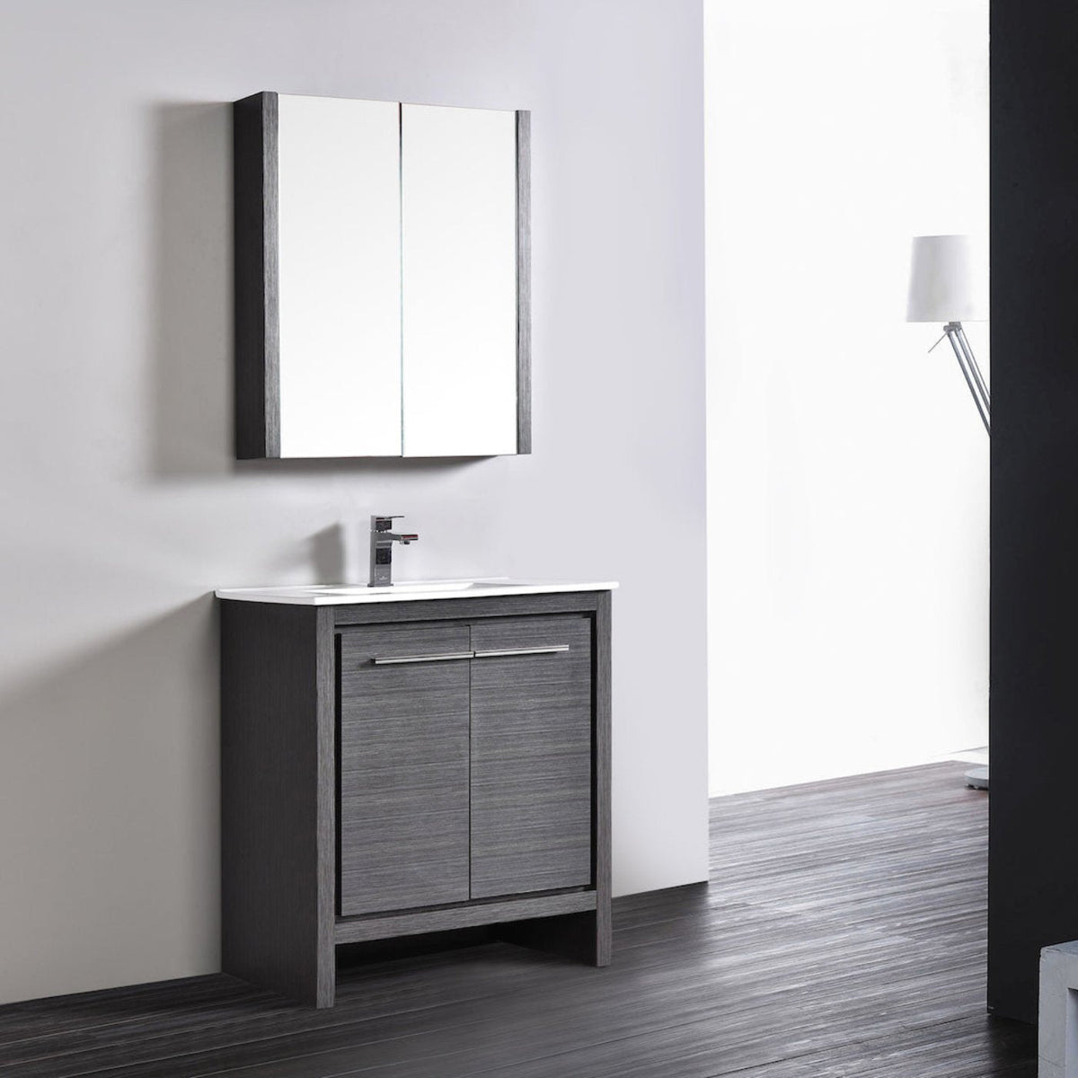 Blossom Milan 30 Inch Bathroom Vanity - V8014 30 01 - Backyard Provider