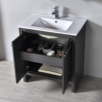Blossom Milan 30 Inch Bathroom Vanity - V8014 30 01 - Backyard Provider