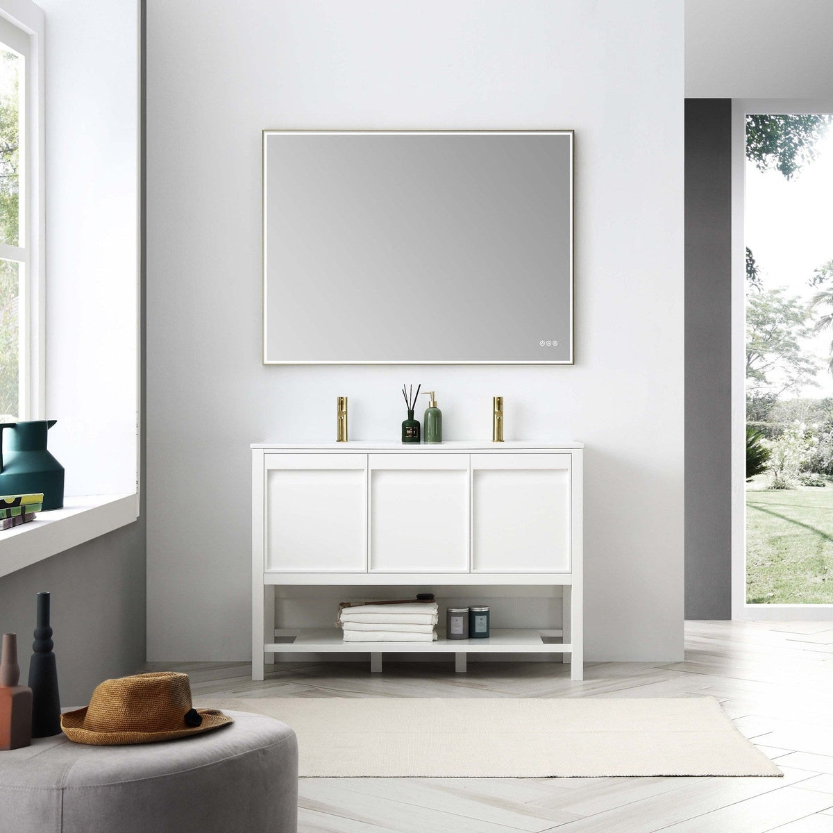 Blossom Vienna 48 Inch Bathroom Vanity - V8021 48 01 - Backyard Provider