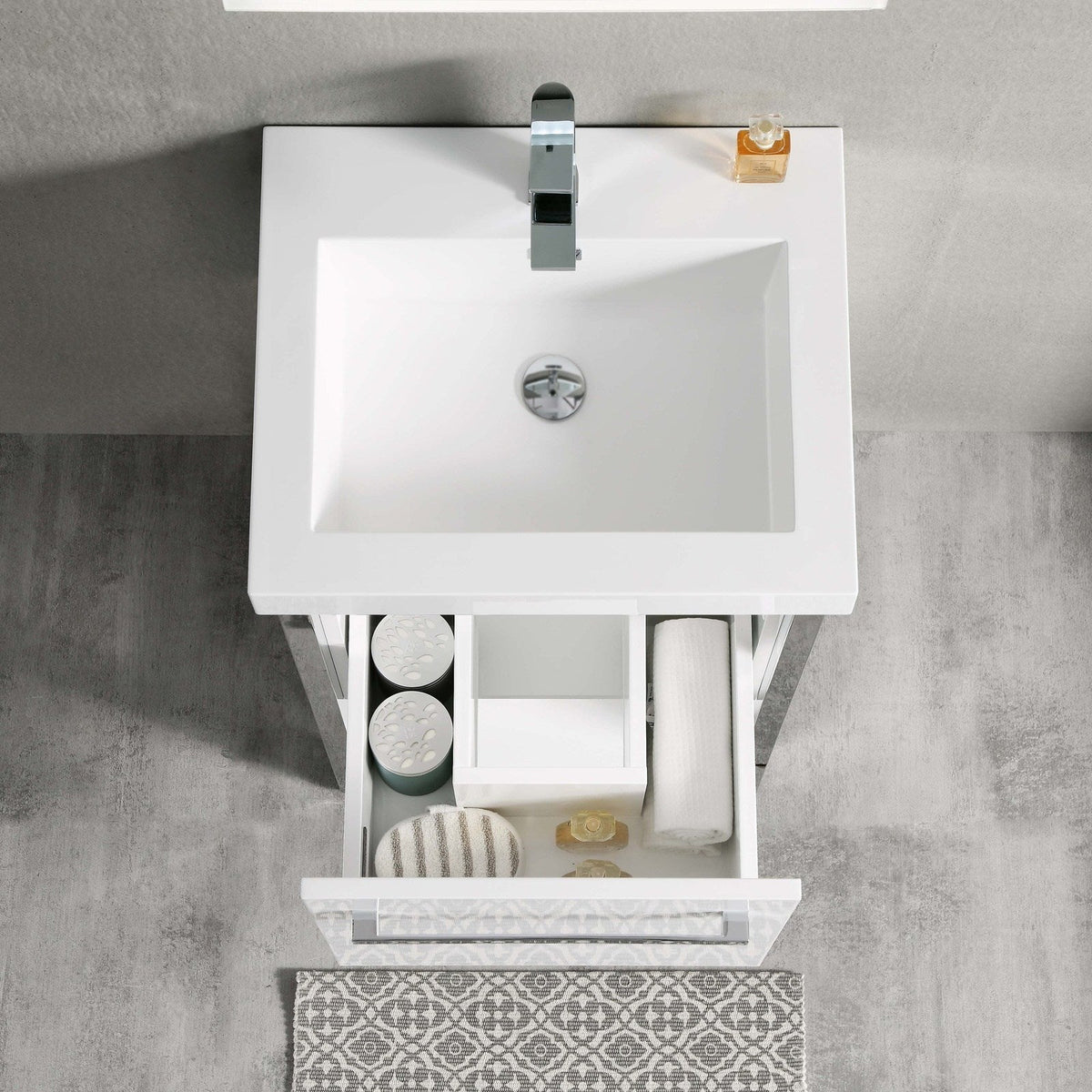Blossom Riga 20 Inch Bathroom Vanity - V8022 20 01 - Backyard Provider