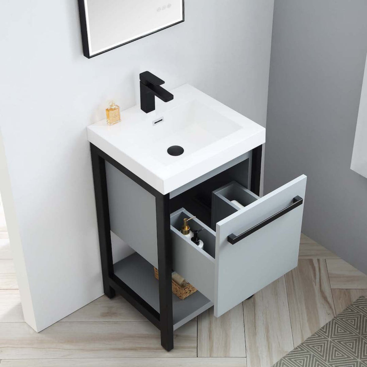 Blossom Riga 20 Inch Bathroom Vanity - V8022 20 01 - Backyard Provider