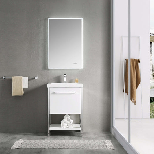 Blossom Bathroom Riga 24 Inch Bathroom Vanity - V8022 24 01 - Backyard Provider