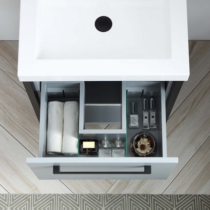 Blossom Bathroom Riga 24 Inch Bathroom Vanity - V8022 24 01 - Backyard Provider