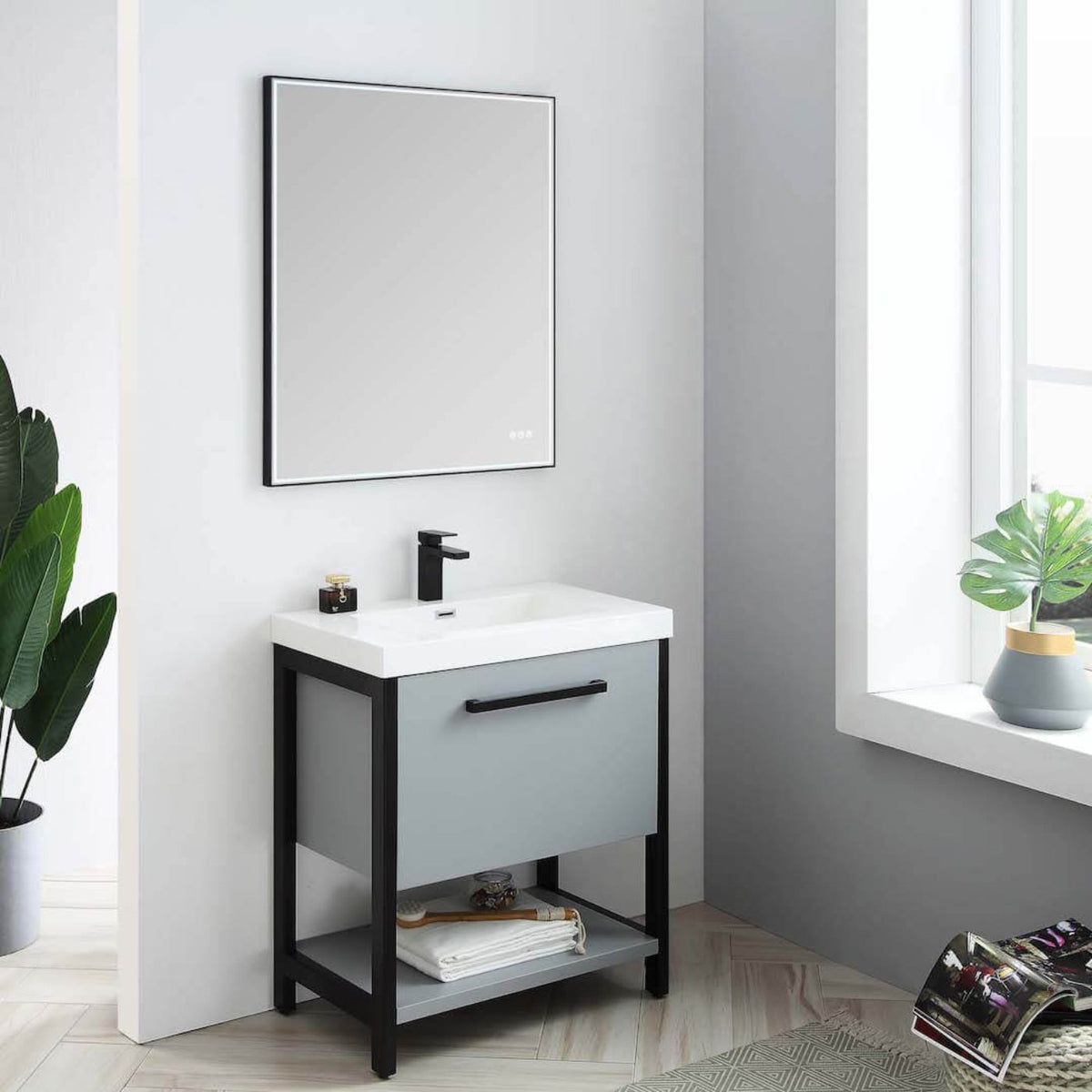 Blossom Riga 30 Inch Bathroom Vanity - V8022 30 01 - Backyard Provider