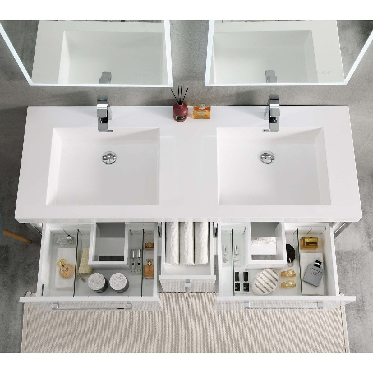 Blossom Riga 60 Inch Bathroom Vanity - V8022 60 01 - Backyard Provider