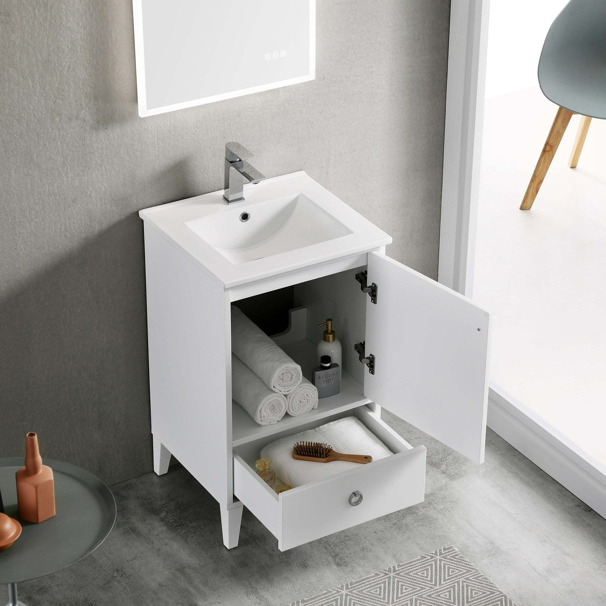 Blossom Lyon 20 Inch Bathroom Vanity - V8023 20 01 - Backyard Provider