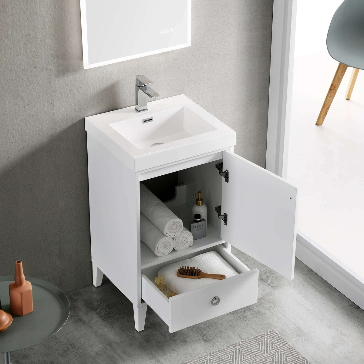 Blossom Lyon 20 Inch Bathroom Vanity - V8023 20 01 - Backyard Provider