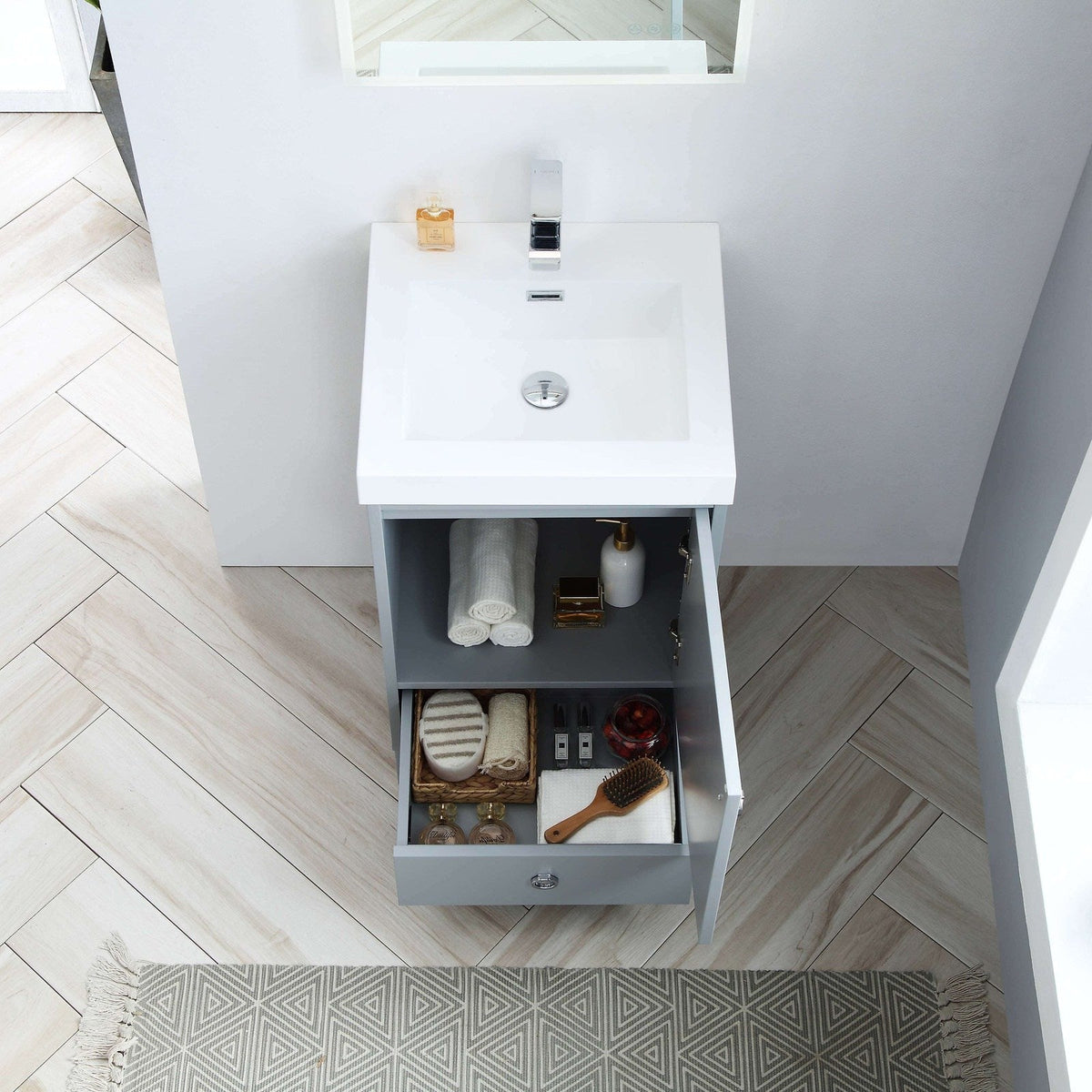 Blossom Lyon 20 Inch Bathroom Vanity - V8023 20 01 - Backyard Provider
