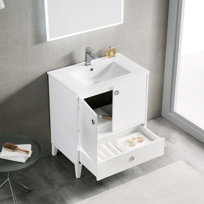 Blossom Lyon 30 Inch Bathroom Vanity - V8023 30 01 - Backyard Provider