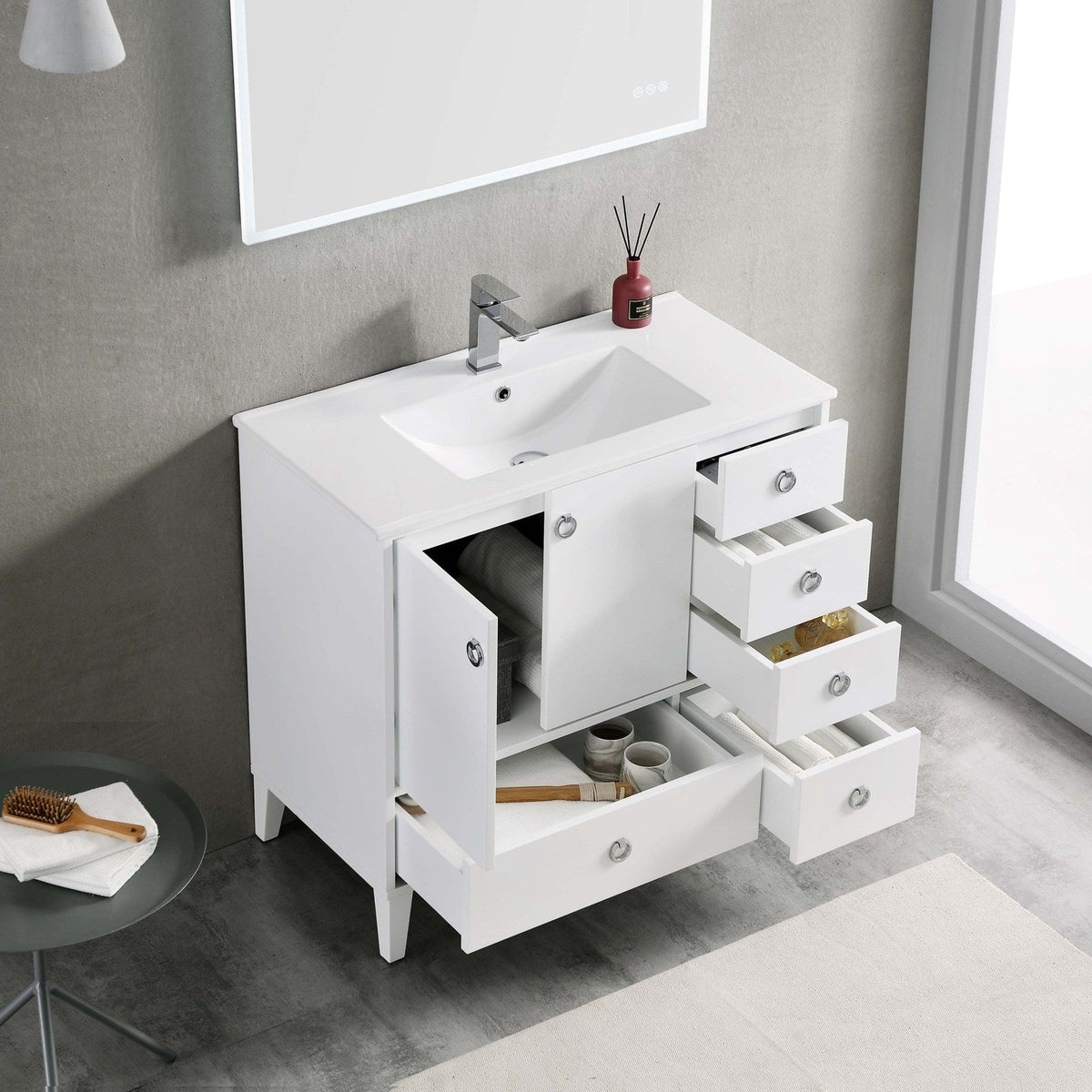 Blossom Lyon 36 Inch Bathroom Vanity - V8023 36 01 - Backyard Provider