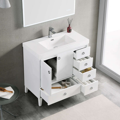 Blossom Lyon 36 Inch Bathroom Vanity - V8023 36 01 - Backyard Provider