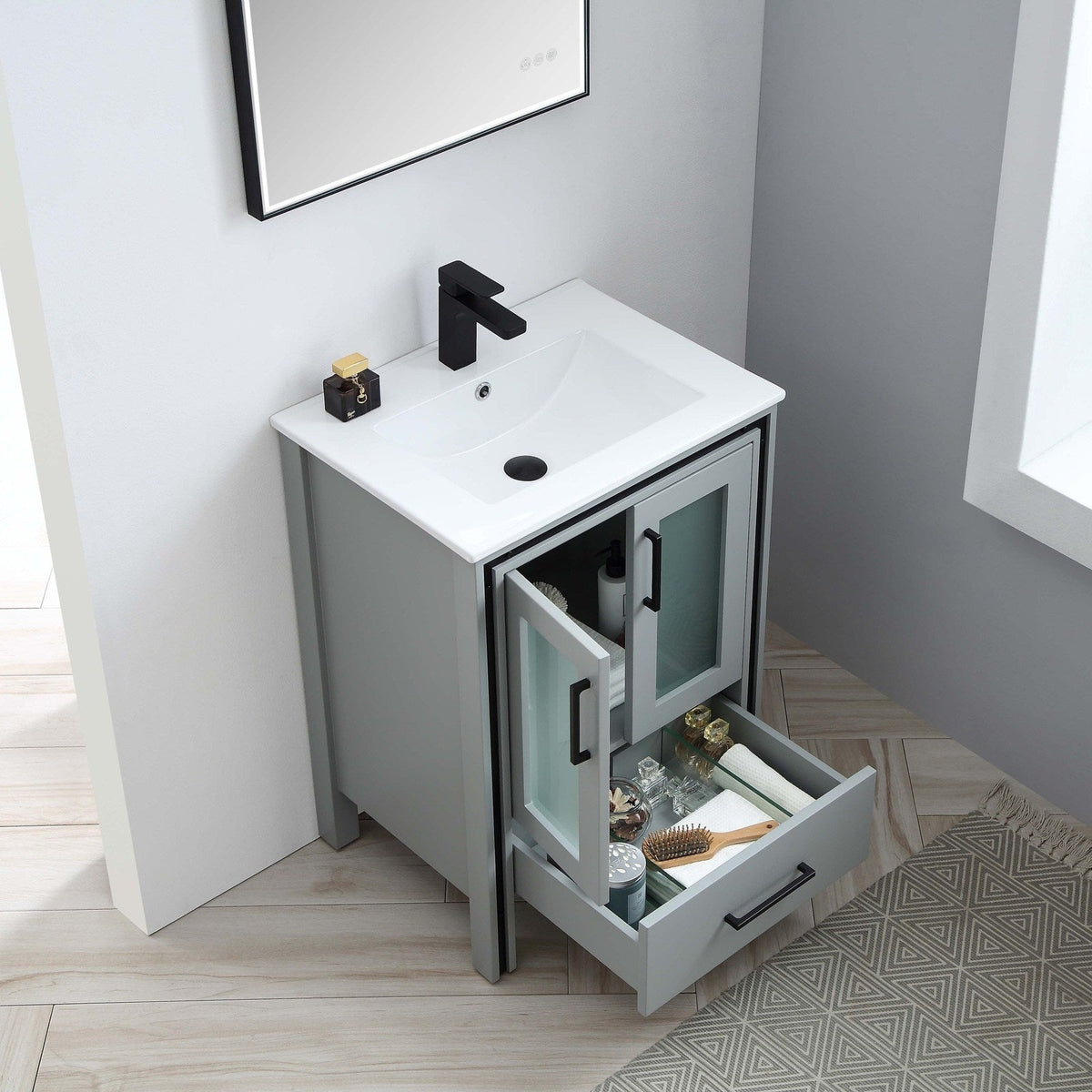 Blossom Birmingham 24 Inch Bathroom Vanity - V8024 24 01 - Backyard Provider