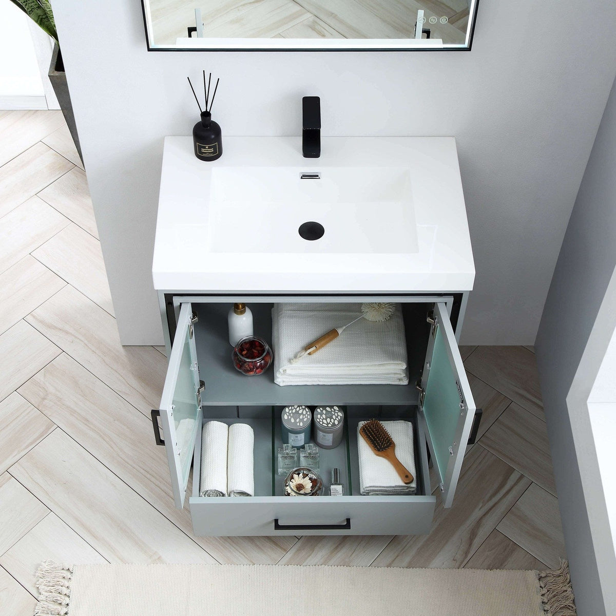 Blossom Birmingham 30 Inch Bathroom Vanity - V8024 30 01 - Backyard Provider