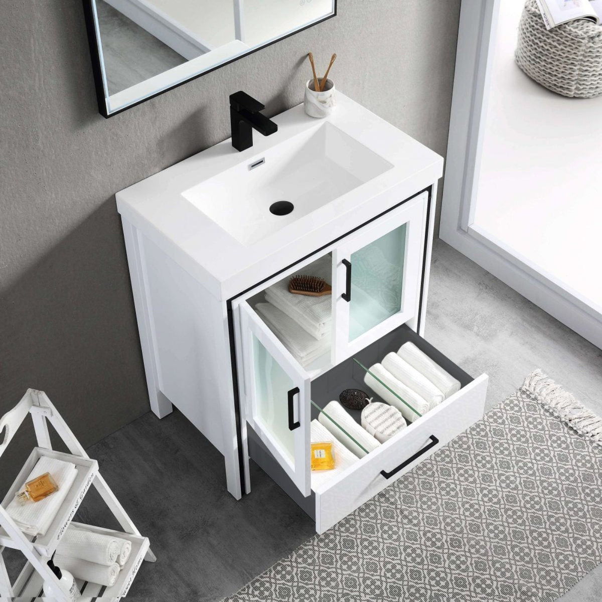 Blossom Birmingham 30 Inch Bathroom Vanity - V8024 30 01 - Backyard Provider