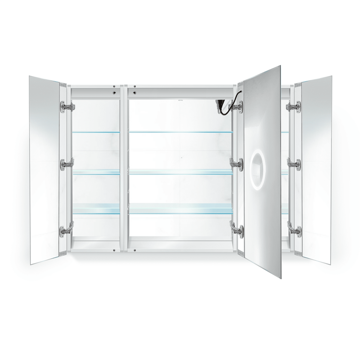 Krugg Svange 4836LRR 48" X 36" LED Medicine Cabinet with Dimmer & Defogger SVANGE4836LRR