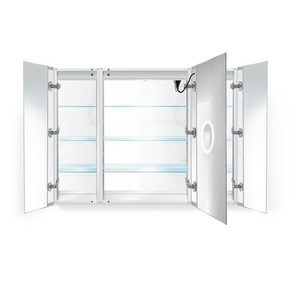 Krugg Svange 4836LRR 48" X 36" LED Medicine Cabinet with Dimmer & Defogger SVANGE4836LRR