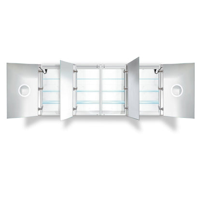 Krugg Svange 8436DLLRR 84″ X 36″ LED Medicine Cabinet with Dimmer & Defogger SVANGE8436DLLRR - Backyard Provider