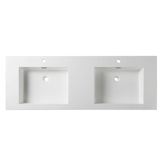 Blossom Acrylic Top-Mount Basin 60×22 A10 6022 25 - Backyard Provider