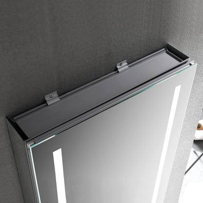 Blossom Pillar – 24 Inches LED Medicine Cabinet - MCL1 2432L - Backyard Provider