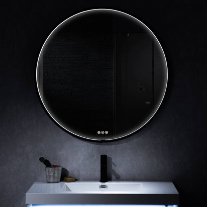 Blossom Oskar 32 Inch Round LED Mirror - LED M7 R32 MB - Backyard Provider