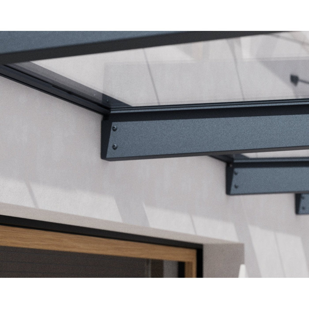 Palram Canopia | Sierra 8' x 8' Patio/Door Cover - HG9075