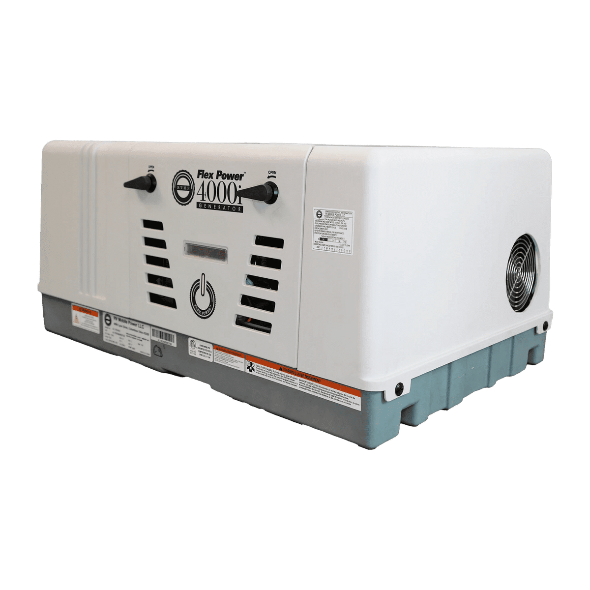 RVMP Flex Power 4000i Dual Fuel Mobile Generator 4.0kW Single Phase 120V 224cc OHV Air Cooled Gas or Propane New