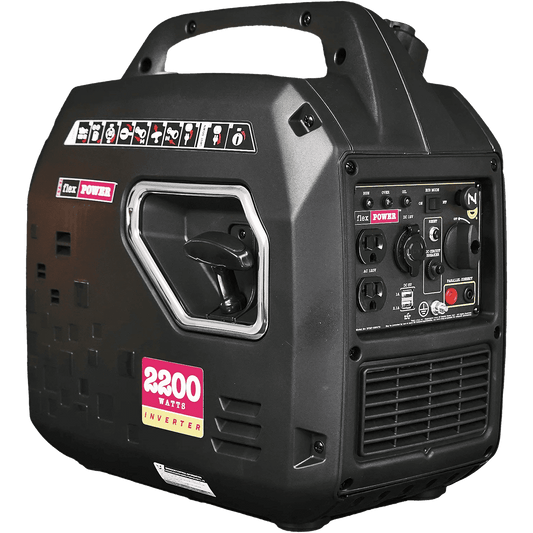 RVMP Flex Power 2200i Inverter Generator 1900W/2200W Low THD Parallel Ready Gas New