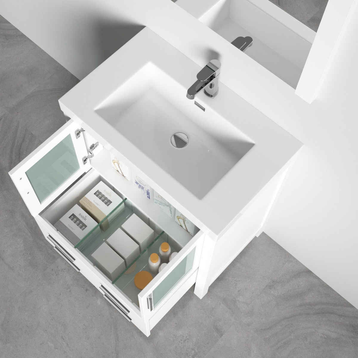 Blossom Sydney 30 Inch Bathroom Vanity - V8001 30 01 - Backyard Provider