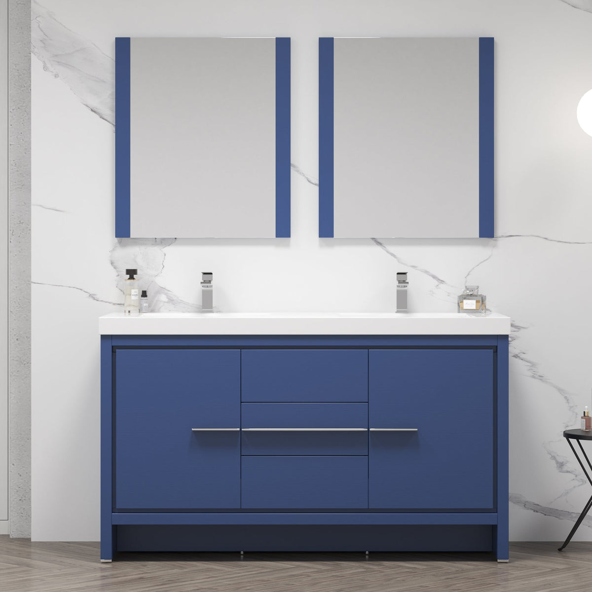Blossom Milan 60 Inch Bathroom Vanity - V8014 60 01 - Backyard Provider