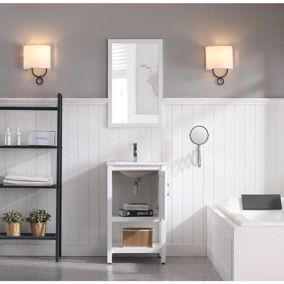 Blossom Lucca 20 Inch Bathroom Vanity - V8017 20 01 - Backyard Provider