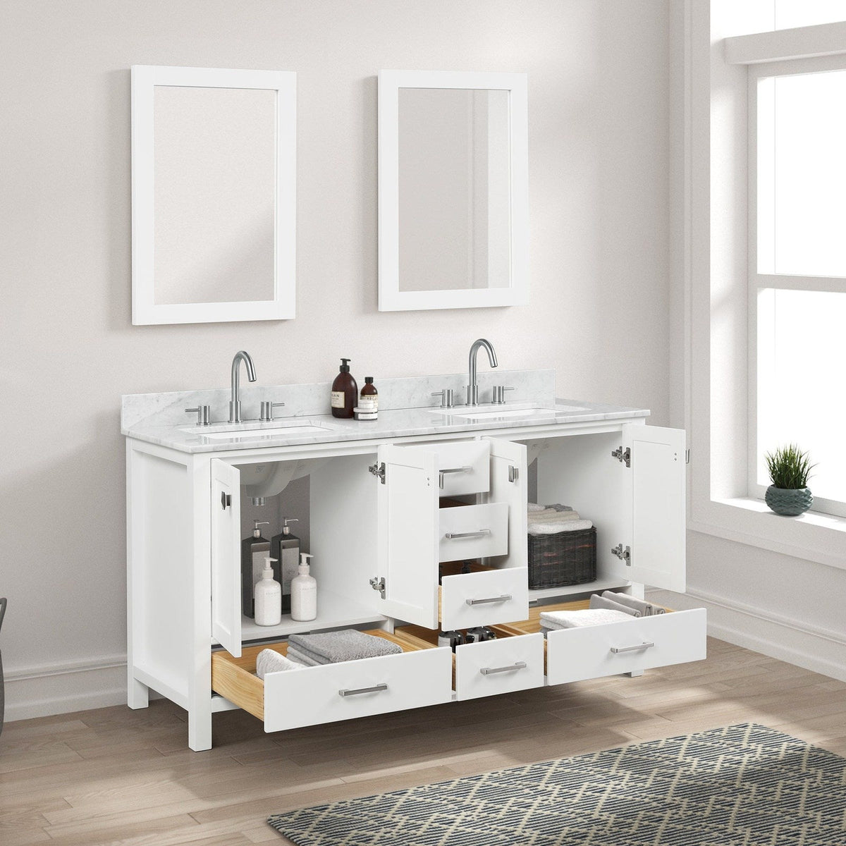 Blossom Geneva 60″ Bathroom Vanity - V8026 60 01 - Backyard Provider