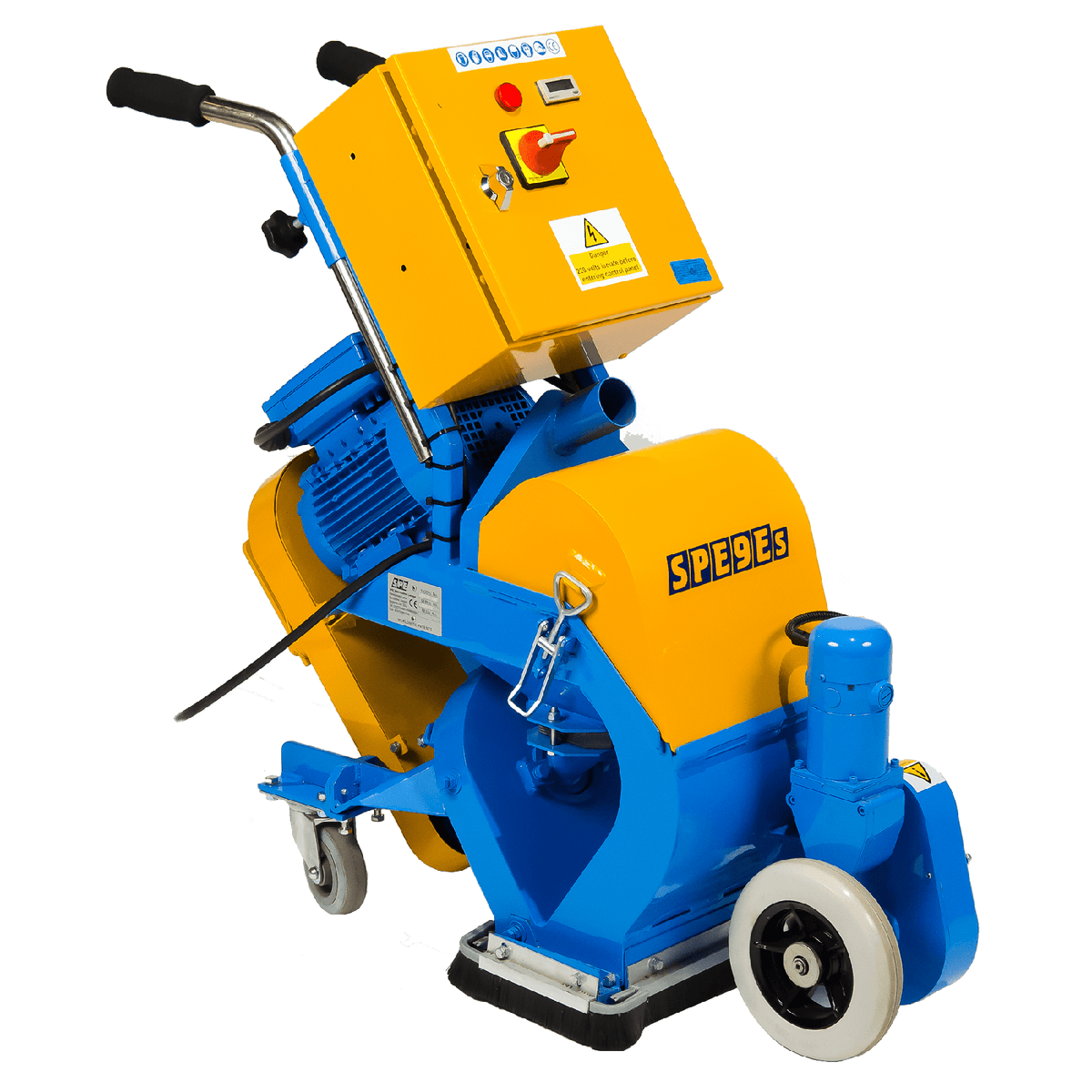 Bartell Global Self Propelled 9" Shot Blaster; 220V Single Phase 20Amp - SPE9ES