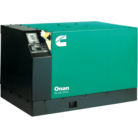 Cummins Onan QD 8000 8kW RV Generator 8HDKAK-1046 RV Diesel Single Phase 120 Volt Liquid Cooled New