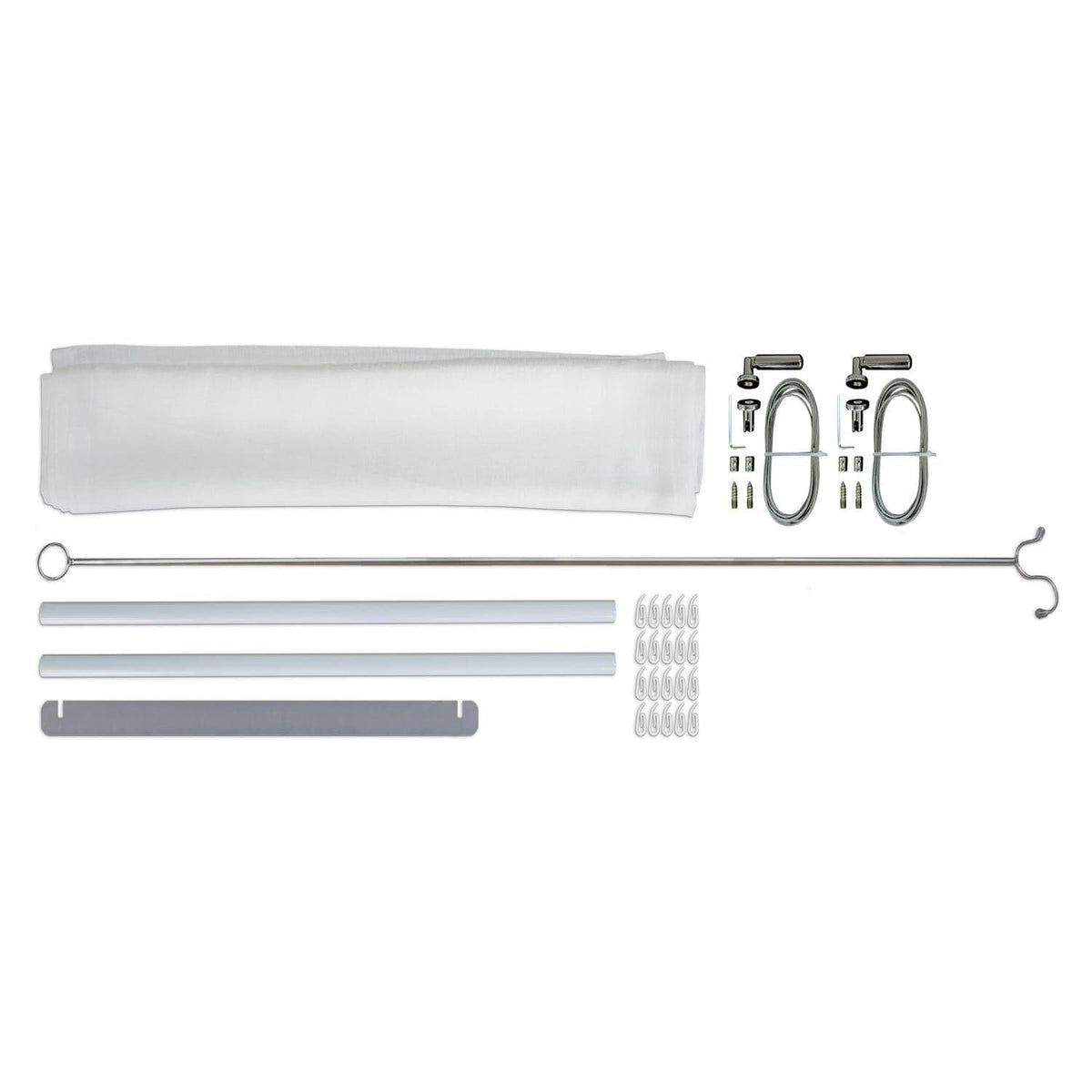 Palram Canopia | Patio Cover Blinds 10x30 ft - White - HG1077