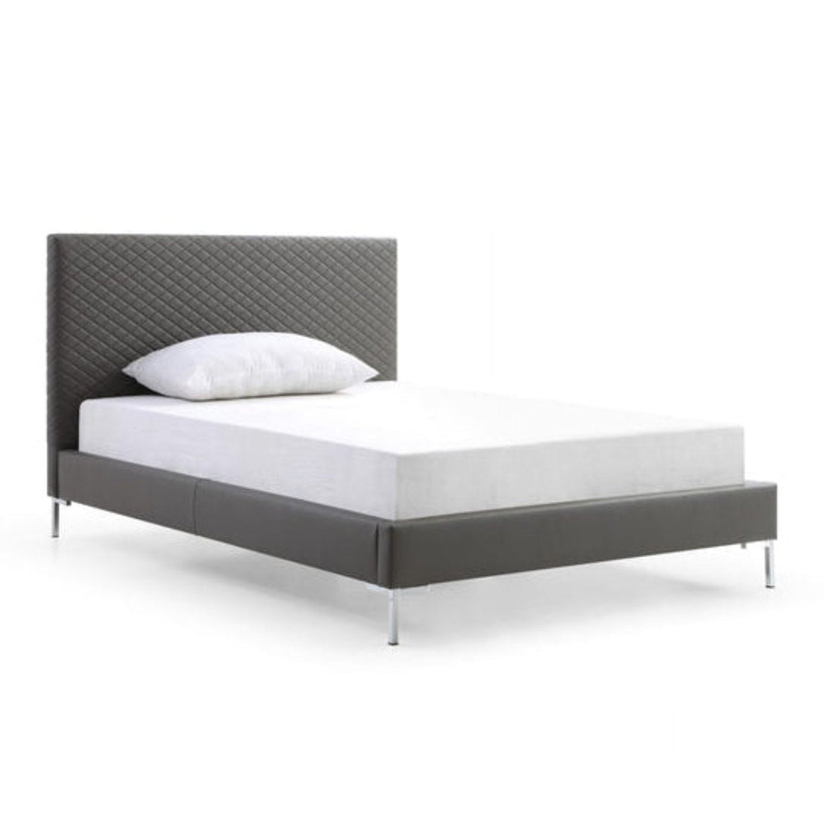 Whiteline Mods Velvet Queen Bed - BQ1655