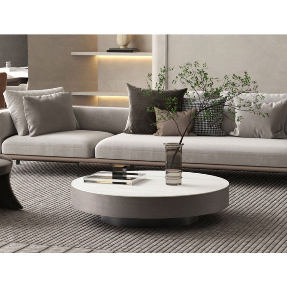 Whiteline Modern Living Cory Coffee Table in Grey Color - CT1887