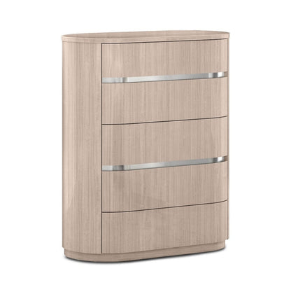 Whiteline Modern Living Waves Chest of Drawers - CD1753-BEI